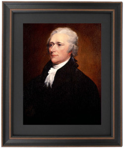 Framed Alexander Hamilton Portrait by John Trumbull Framed Alexander Hamilton Portrait by John Trumbull