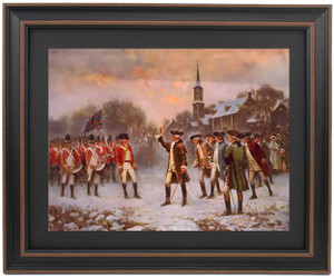 Framed The First Defiance by Edward Percy Moran Framed The First Defiance by Edward Percy Moran
