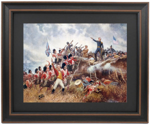 Framed Battle of New Orleans by Edward Moran Framed Battle of New Orleans by Edward Moran