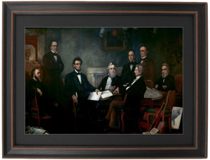 Framed First Reading of the Emancipation Proclamation of President Lincoln by Francis Bicknell Carpenter Framed First Reading of the Emancipation Proclamation of President Lincoln by Francis Bicknell Carpenter