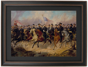 Framed Grant and His Generals by Ole Peter Hansen Balling Framed Grant and His Generals by Ole Peter Hansen Balling