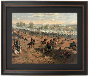 Framed Hancock at Gettysbug (Battle of Gettysburg) by Thure de Thulstrup Framed Hancock at Gettysbug (Battle of Gettysburg) by Thure de Thulstrup