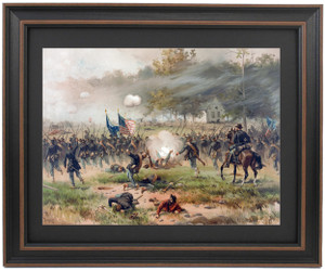 Framed Battle of the Antietam by Thure de Thulstrup Framed Battle of the Antietam by Thure de Thulstrup
