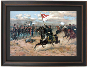 Framed Sheridan's Ride by Thure de Thulstrup Framed Sheridan's Ride by Thure de Thulstrup