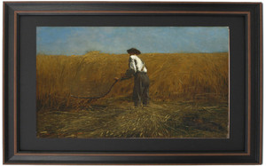 Framed The Veteran in a New Field by Winslow Homer Framed The Veteran in a New Field by Winslow Homer