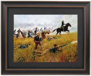 Framed The Rough Riders by Mort Kunstler Framed The Rough Riders by Mort Kunstler
