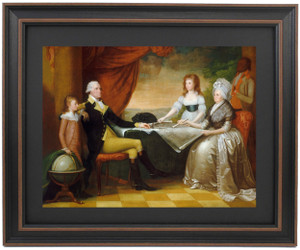 Framed The Washington Family by Edward Savage Framed The Washington Family by Edward Savage