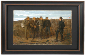 Framed Prisoners From The Front  by Winslow Homer Framed Prisoners From The Front  by Winslow Homer