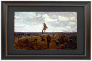 Framed Defiance: Inviting a Shot before Petersburg by Winslow Homer Framed Defiance: Inviting a Shot before Petersburg by Winslow Homer