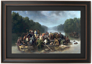 Framed Marion Crossing the PeeDee by William Ranney Framed Marion Crossing the PeeDee by William Ranney