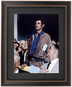 Framed Freedom of Speech by Norman Rockwell Framed Freedom of Speech by Norman Rockwell