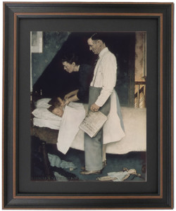 Framed Freedom from Fear by Norman Rockwell Framed Freedom from Fear by Norman Rockwell