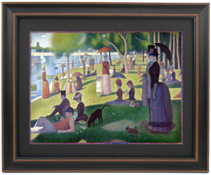 Framed A Sunday on La Grande by Georges Seurat Framed A Sunday on La Grande by Georges Seurat
