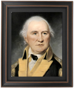 Framed Daniel Morgan Portrait by Charles Willson Peale Framed Daniel Morgan Portrait by Charles Willson Peale
