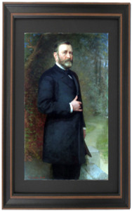 Framed Ulysses S. Grant Portrait by Thomas Le Clear Framed Ulysses S. Grant Portrait by Thomas Le Clear