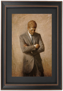 Framed Portrait of John F Kennedy by Aaron Shikler Framed Portrait of John F Kennedy by Aaron Shikler