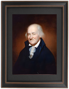 Framed Portrait of Christopher Gadsden by Charles Fraser Framed Portrait of Christopher Gadsden by Charles Fraser