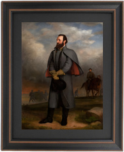 Framed Portrait of Stonewall Jackson by James Reeve Stuart Framed Portrait of Stonewall Jackson by James Reeve Stuart