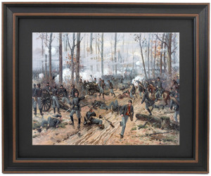 Framed Battle of Shiloh by Thure de Thulstrup Framed Battle of Shiloh by Thure de Thulstrup