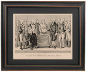 The Inauguration of Washington by Currier & Ives The Inauguration of Washington by Currier & Ives