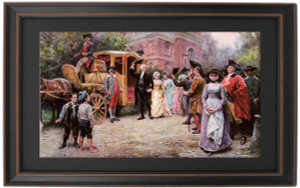 Framed General Washington at Christ Church, Easter Sunday, 1795 by J.L.G. Ferris Framed General Washington at Christ Church, Easter Sunday, 1795 by J.L.G. Ferris