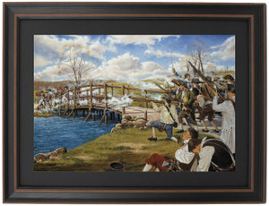 Framed The Shot Heard 'Round the World by Domenick D'Andrea Framed The Shot Heard 'Round the World by Domenick D'Andrea