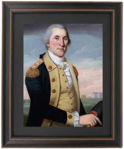 Framed George Washington at Princeton by Charles Peale Polk Framed George Washington at Princeton by Charles Peale Polk