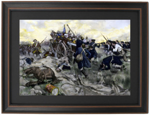 Framed 1st Maryland Regiment at the Battle of Guilford Courthouse by Frederick Coffay Yohn Framed 1st Maryland Regiment at the Battle of Guilford Courthouse by Frederick Coffay Yohn