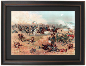 Framed Sheridan's Final Charge at Winchester by Thure de Thulstrup Framed Sheridan's Final Charge at Winchester by Thure de Thulstrup