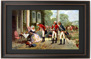 Framed Mrs. Murray's Strategy by Edward Percy Moran Framed Mrs. Murray's Strategy by Edward Percy Moran