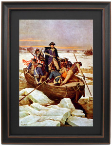 Framed George Washington Crossing the Delaware by Henry Mosler Framed George Washington Crossing the Delaware by Henry Mosler