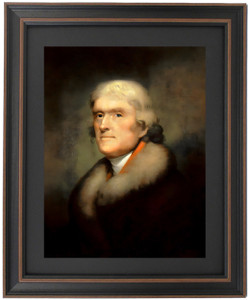 Portrait of Thomas Jefferson by Rembrandt Peale, 1805 Portrait of Thomas Jefferson by Rembrandt Peale, 1805
