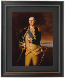 Framed George Washington by Charles Willson Peale (1776) Framed George Washington by Charles Willson Peale (1776)