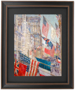 Framed Allies Day, May 1917 by Frederick Childe Hassam Framed Allies Day, May 1917 by Frederick Childe Hassam