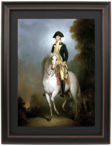 Framed  Equestrian Portrait of George Washington by Rembrandt Peale Framed  Equestrian Portrait of George Washington by Rembrandt Peale