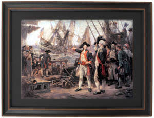 Framed The Ship That Sank in Victory by Jean Leon Gerome Ferris Framed The Ship That Sank in Victory by Jean Leon Gerome Ferris