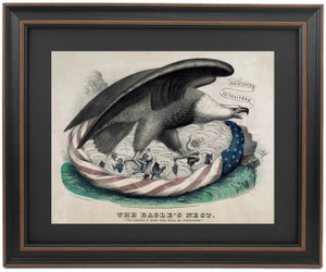 Framed The Eagle's Nest. The Union! It must and Shall Be Preserved by E.B. Kellogg Framed The Eagle's Nest. The Union! It must and Shall Be Preserved by E.B. Kellogg