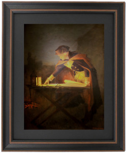 Washington Studying the Plans of Battle (Night Scene) by John Ward Dunsmore Washington Studying the Plans of Battle (Night Scene) by John Ward Dunsmore