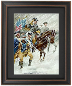 Washington on His Way to Trenton by Richard Veenfliet Washington on His Way to Trenton by Richard Veenfliet