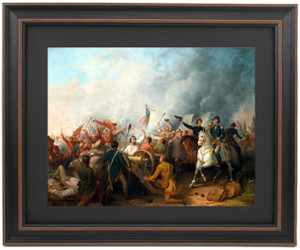 Framed Battle of New Orleans by Dennis Malone Carter Framed Battle of New Orleans by Dennis Malone Carter