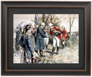 Framed Burgoyne's Surrender by Frederick Coffay Yohn Framed Burgoyne's Surrender by Frederick Coffay Yohn