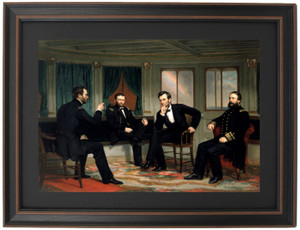 Framed The Peacemakers by George Peter Alexander Healy Framed The Peacemakers by George Peter Alexander Healy