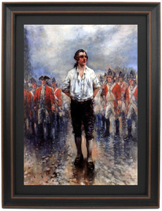 Framed My Only Regret Is That I Have But One Life To Give To My Country by Edward Percy Moran Framed My Only Regret Is That I Have But One Life To Give To My Country by Edward Percy Moran