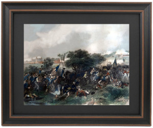 Framed Battle of Monmouth by Alonzo Chappel Framed Battle of Monmouth by Alonzo Chappel