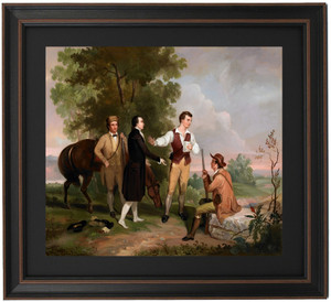 Framed The Capture of Major Ande by Asher Brown Durand Framed The Capture of Major Ande by Asher Brown Durand