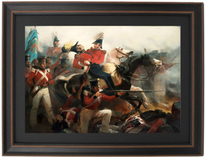Framed Death of General Ross at the Battle of Baltimore, September 12th, 1814 by Alonzo Chappel Framed Death of General Ross at the Battle of Baltimore, September 12th, 1814 by Alonzo Chappel