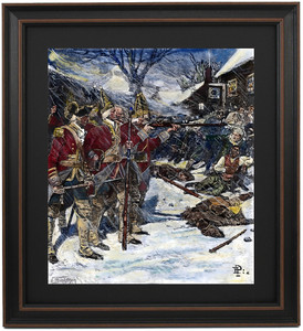 Framed The Boston Massacre by Howard Pyle Framed The Boston Massacre by Howard Pyle