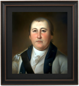 Framed William Washington Portrait by Rembrandt Peale Framed William Washington Portrait by Rembrandt Peale
