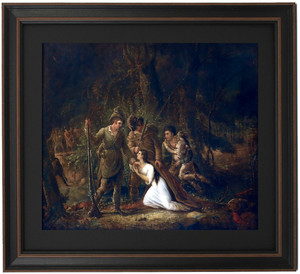 Framed Sergeants Jasper and Newton Rescuing American Prisoners from the British by John Blake White Framed Sergeants Jasper and Newton Rescuing American Prisoners from the British by John Blake White