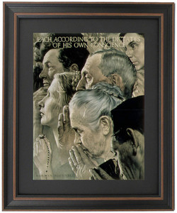 Freedom of Worship by Norman Rockwell Freedom of Worship by Norman Rockwell